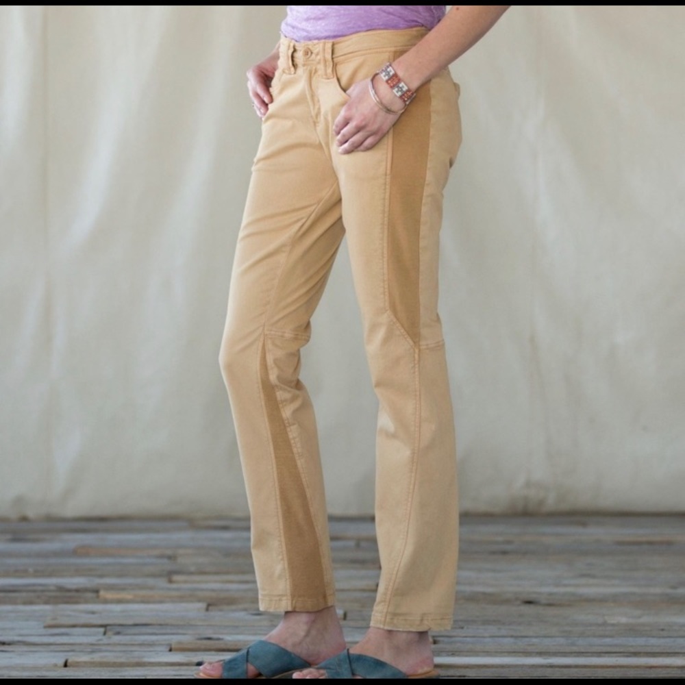 Sundance | Tan Khaki Streamline Pants Women’s 12